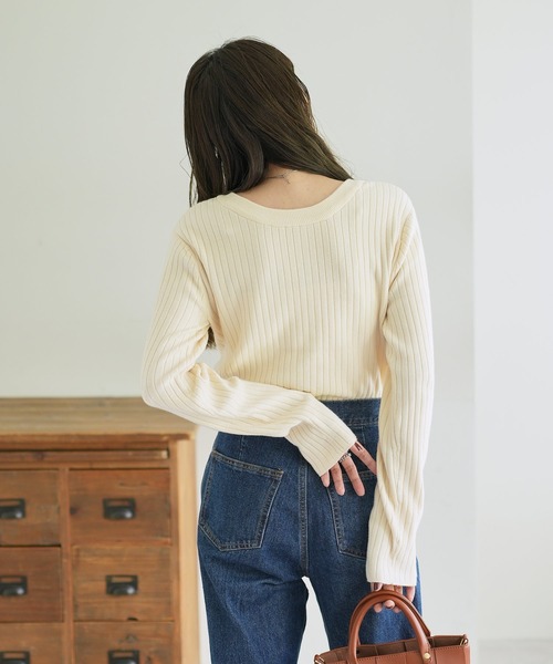 Discoat 「DISCOAT」 長袖ニット FREE グリーン系その他 レディース - 画像 (5)