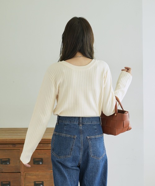 Discoat 「DISCOAT」 長袖ニット FREE グリーン系その他 レディース - 画像 (6)