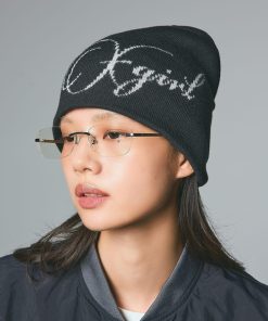 X-girl ニット帽 ニットキャップ GLITTER LOGO BEANIE レディース メンズ