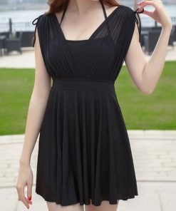 Blanc de Blue 水着 エレガントワンピース風スイムウェア レディース