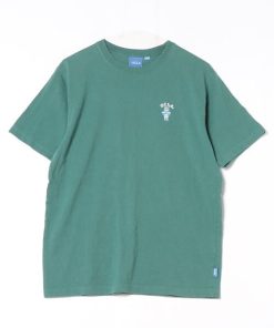 UCLA 「UCLA」 刺繍半袖Tシャツ M グリーン メンズ