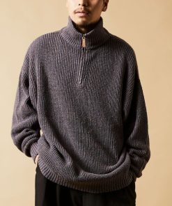 FREAK'S STORE 「FREAK'S STORE」 長袖ニット LARGE チャコールグレー メンズ