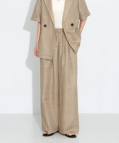 URBAN RESEARCH Sonny Label パンツ メッシュイージーワイドパンツ レディース