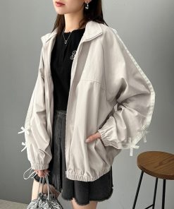 classicalelf 「classicalelf」 ブルゾン LARGE ライトグレー レディース