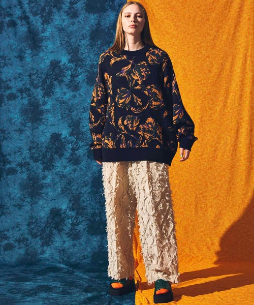 MAISON SPECIAL 「MAISON SPECIAL」 長袖ニット 1 ネイビー メンズ - 画像 (2)