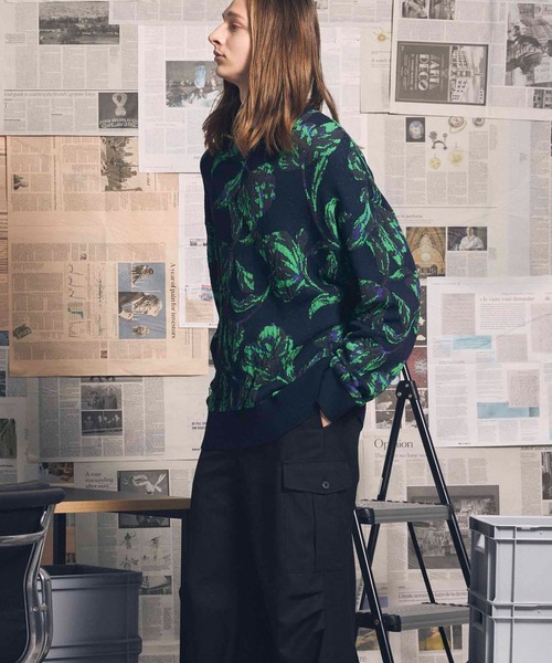 MAISON SPECIAL 「MAISON SPECIAL」 長袖ニット 1 ネイビー メンズ - 画像 (5)