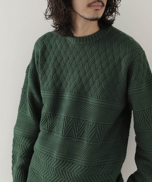 URBAN RESEARCH Sonny Label 「URBAN Label」 長袖ニット LARGE アイボリー メンズ - 画像 (7)