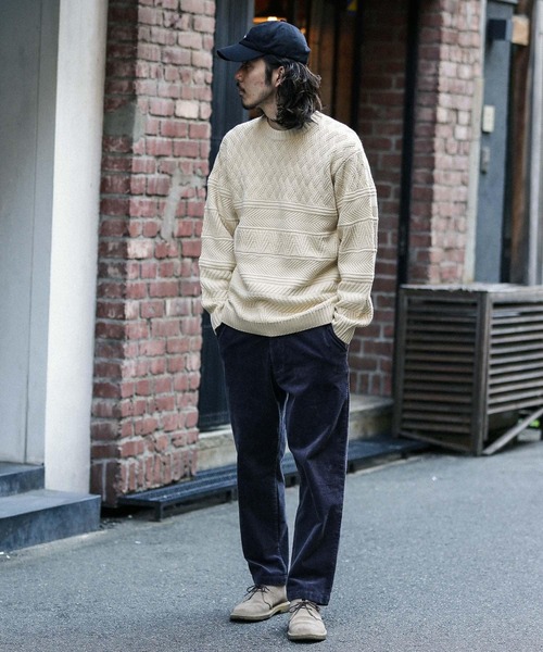 URBAN RESEARCH Sonny Label 「URBAN Label」 長袖ニット LARGE アイボリー メンズ - 画像 (9)