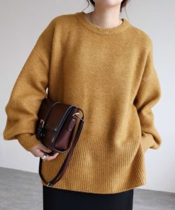 reca 「reca」 長袖ニット FREE イエロー レディース