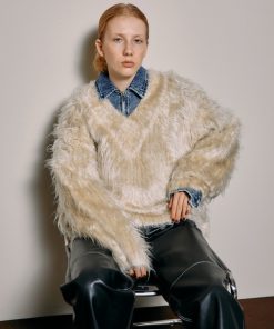 MAISON SPECIAL 「MAISON SPECIAL」 Vネックニット FREE ベージュ メンズ