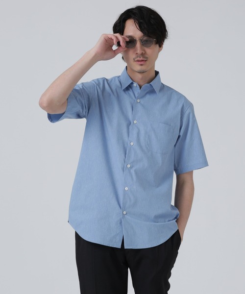 NANO universe 「NANO universe」 半袖シャツ S ネイビー メンズ - 画像 (9)