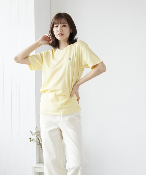 U.S. POLO ASSN. 「U.S. ASSN.」 半袖Tシャツ MEDIUM グレー メンズ - 画像 (4)