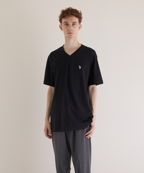 U.S. POLO ASSN. 「U.S. ASSN.」 半袖Tシャツ MEDIUM グレー メンズ - 画像 (5)