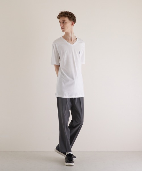 U.S. POLO ASSN. 「U.S. ASSN.」 半袖Tシャツ MEDIUM グレー メンズ - 画像 (8)