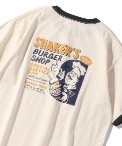 FREAK'S STORE 「FREAK'S STORE」 半袖Tシャツ LARGE ホワイト×ブラック メンズ