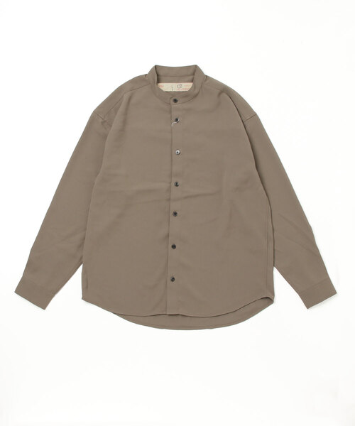 NANO universe 「NANO universe」 長袖シャツ L モカ メンズ - 画像 (2)