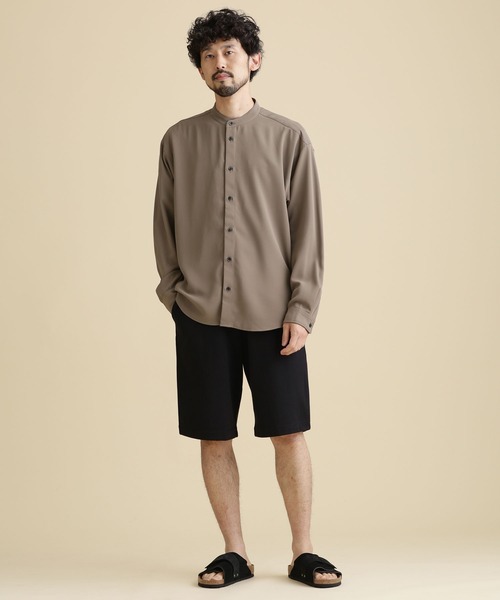 NANO universe 「NANO universe」 長袖シャツ L モカ メンズ - 画像 (7)