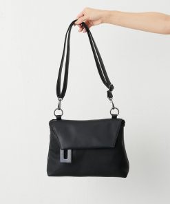 ear PAPILLONNER 「ear PAPILLONNER」 ショルダーバッグ FREE ブラック×ブラック レディース