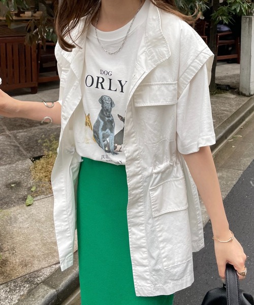 Discoat 「DISCOAT」 ノースリーブブラウス FREE グリーン レディース - 画像 (5)