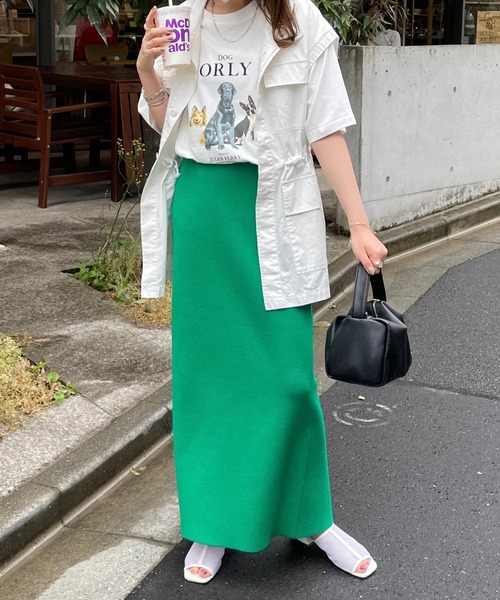 Discoat 「DISCOAT」 ノースリーブブラウス FREE グリーン レディース - 画像 (6)