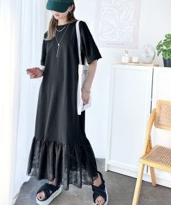 Java 「Java」 Tシャツワンピース X-LARGE ブラック レディース