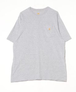 Carhartt 「Carhartt」 ワンポイント半袖Tシャツ L グレー メンズ