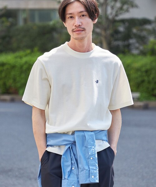 SHIPS 「SHIPS」 半袖Tシャツ MEDIUM ナチュラル メンズ