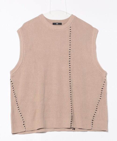 HARE 「HARE」 ノースリーブニット FREE ブラウン メンズ