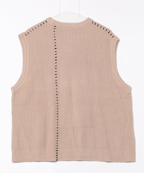 HARE 「HARE」 ノースリーブニット FREE ブラウン メンズ - 画像 (2)