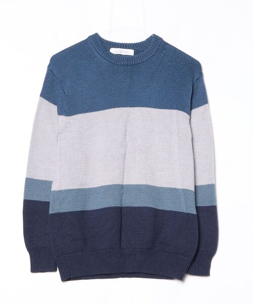 green label relaxing 「green relaxing」 長袖ニット SMALL ネイビー メンズ