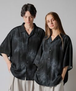 CLEL 「CLEL」 半袖シャツ M ブラック メンズ