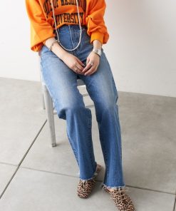 CIAOPANIC TYPY 「CIAOPANIC TYPY」 加工デニムパンツ MEDIUM ブルー レディース