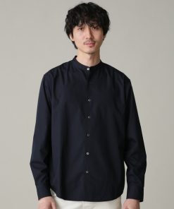 NANO universe 「NANO universe」 長袖シャツ S ネイビー メンズ