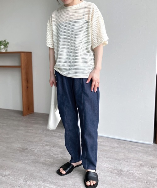 reca 「reca」 加工デニムパンツ FREE サックスブルー レディース - 画像 (2)