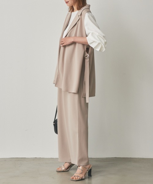 ニッセン 「nissen」 セットアップ 3L ブラック レディース - 画像 (3)