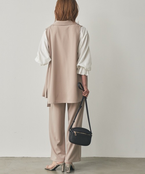 ニッセン 「nissen」 セットアップ 3L ブラック レディース - 画像 (4)