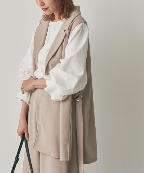 ニッセン 「nissen」 セットアップ 3L ブラック レディース - 画像 (6)