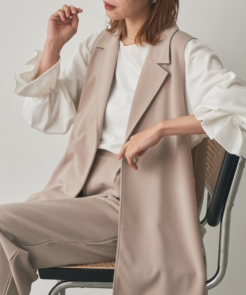 ニッセン 「nissen」 セットアップ 3L ブラック レディース - 画像 (8)