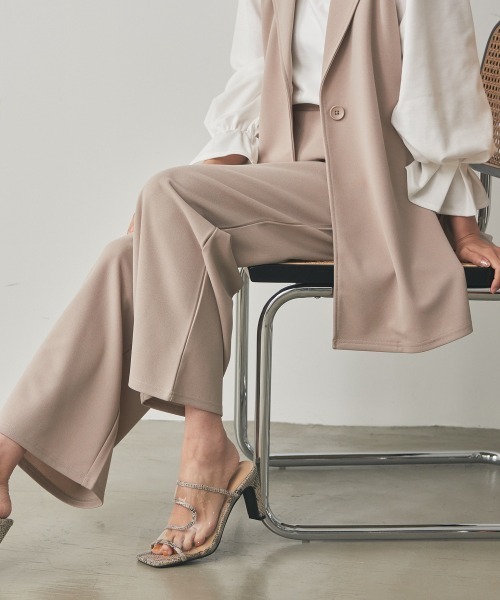 ニッセン 「nissen」 セットアップ 3L ブラック レディース - 画像 (9)