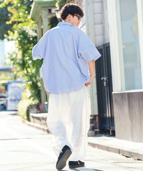 U.S. POLO ASSN. 「U.S. ASSN.」 半袖シャツ LARGE ネイビー メンズ - 画像 (3)