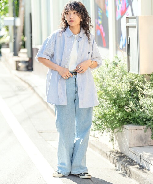 U.S. POLO ASSN. 「U.S. ASSN.」 半袖シャツ LARGE ネイビー メンズ - 画像 (9)