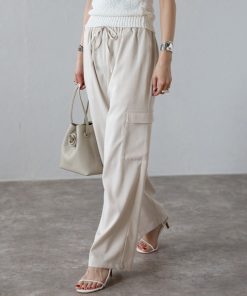 Bonjour Sagan 「Bonjour Sagan」 カーゴパンツ FREE ライトベージュ レディース