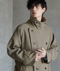 MONO-MART 「MONO-MART」 トレンチコート L グレイッシュベージュ メンズ