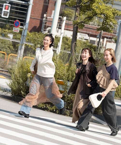 FREAK'S STORE 「FREAK'S STORE」 ロングスカート フリ- ブラック レディース - 画像 (3)