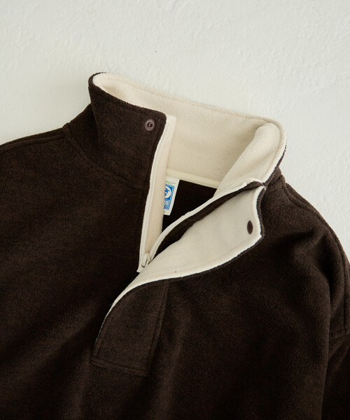 FREAK'S STORE コート アウター 限定展開 DISCUS ATHLETIC × STORE/ディスカス アスレチック 別注 配色 フリース ハーフジッ - 画像 (8)