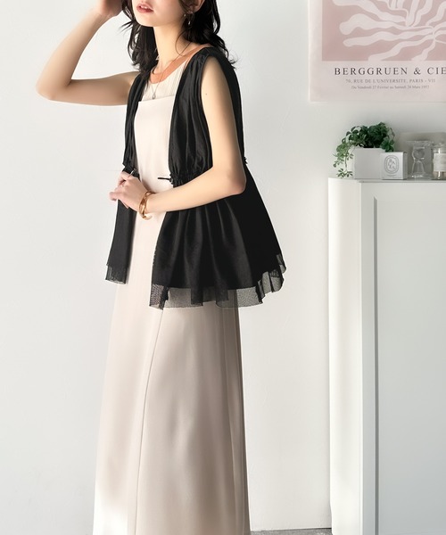 classicalelf 「classicalelf」 ベスト MEDIUM チャコールグレー レディース - 画像 (7)