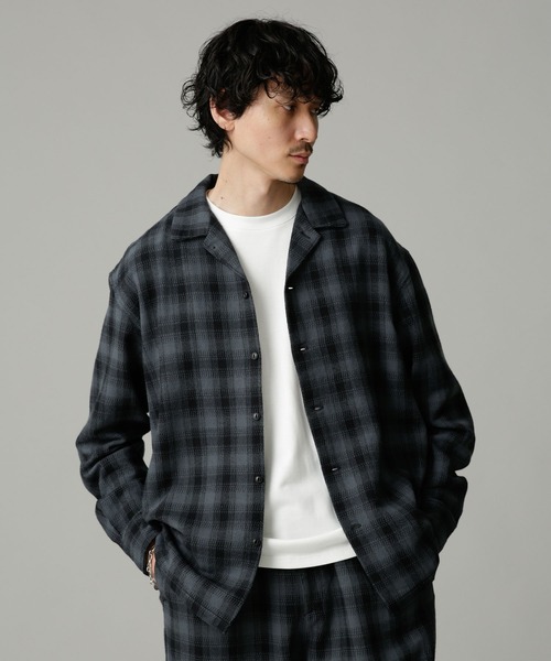 NANO universe 「NANO universe」 長袖シャツ S ブルー メンズ - 画像 (4)