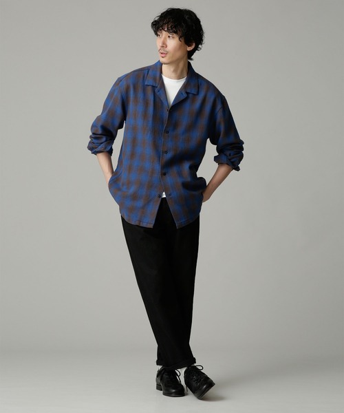 NANO universe 「NANO universe」 長袖シャツ S ブルー メンズ - 画像 (7)