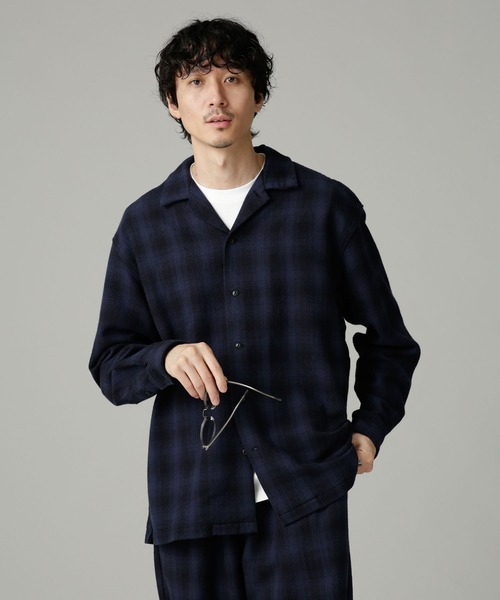 NANO universe 「NANO universe」 長袖シャツ S ブルー メンズ - 画像 (8)