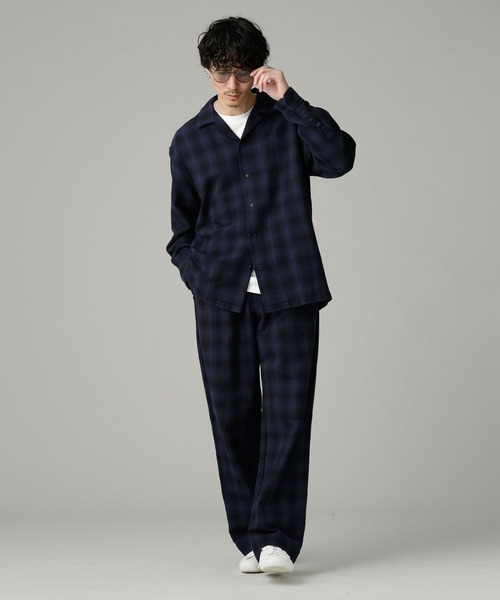 NANO universe 「NANO universe」 長袖シャツ S ブルー メンズ - 画像 (9)